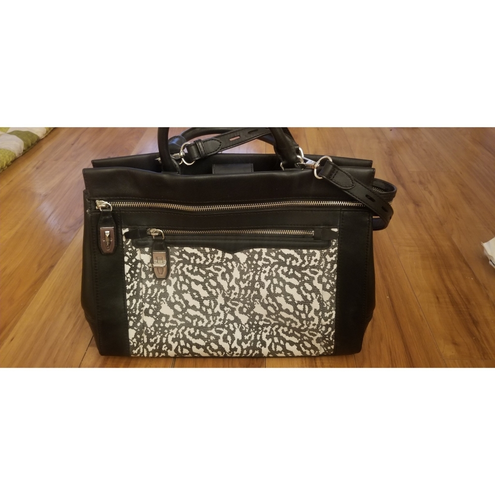 Rebecca Minkoff Black and White Satchel
